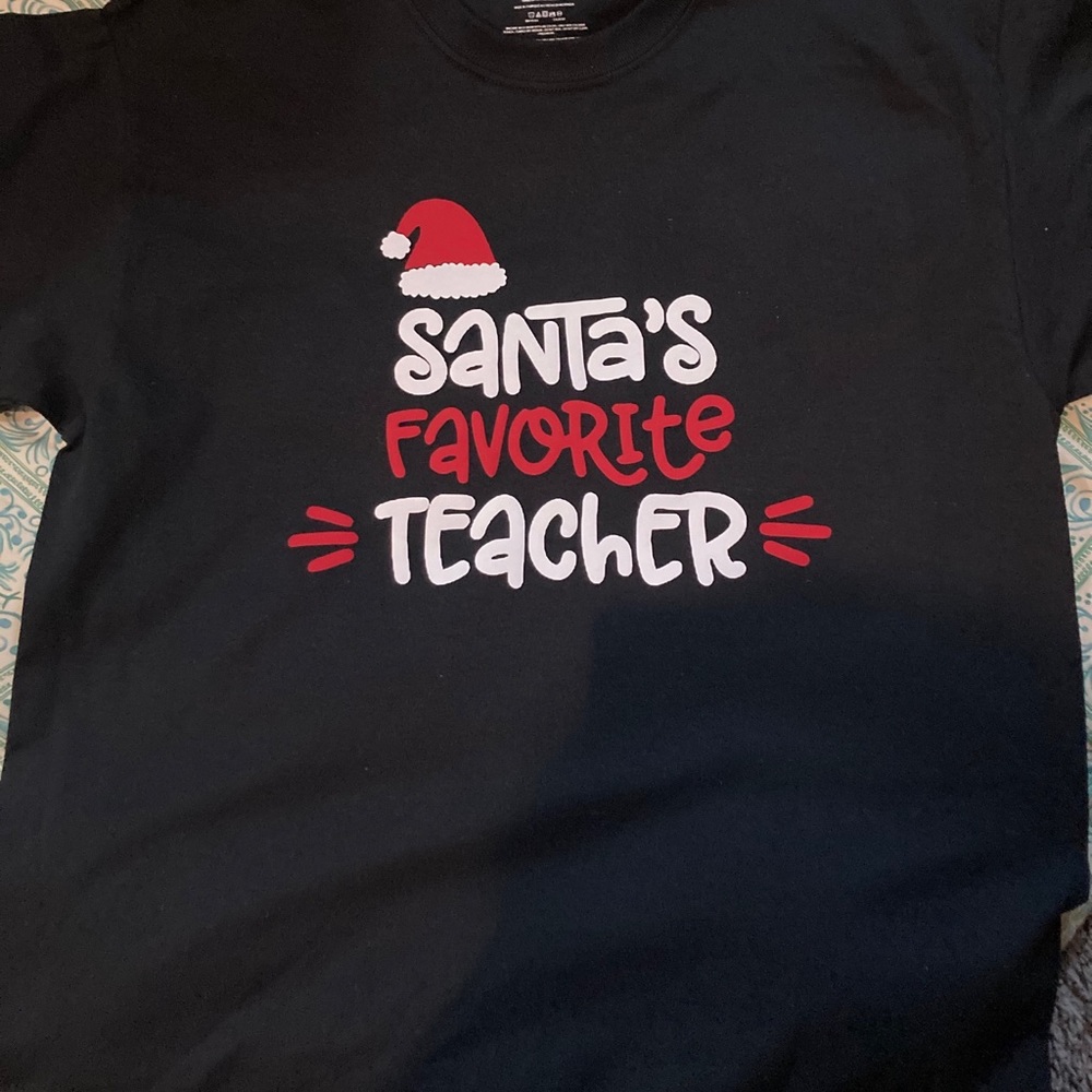 Santa’s favorite Teacher T Shirt